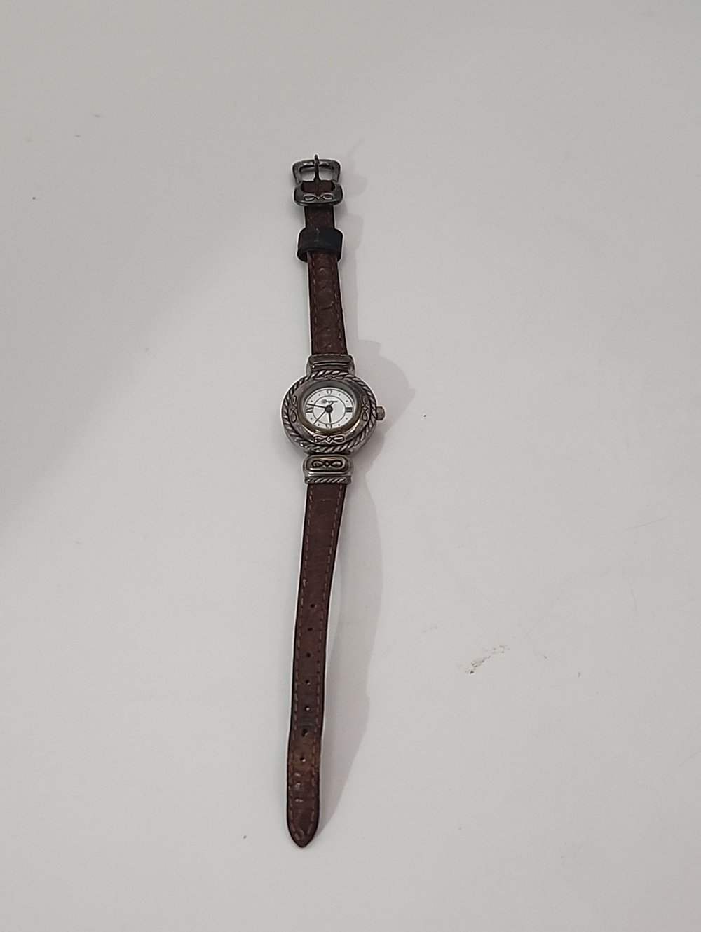 Brighton Women's Cody Rotating Black and Brown Band Watch